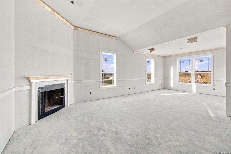 Spacious, unfurnished interior of a new home in Las Palomas Country Club Estates, La Vernia (Image 8). Spacious, unfurnished interior of a new home in Las Palomas Country Club Estates, La Vernia (Image 8).