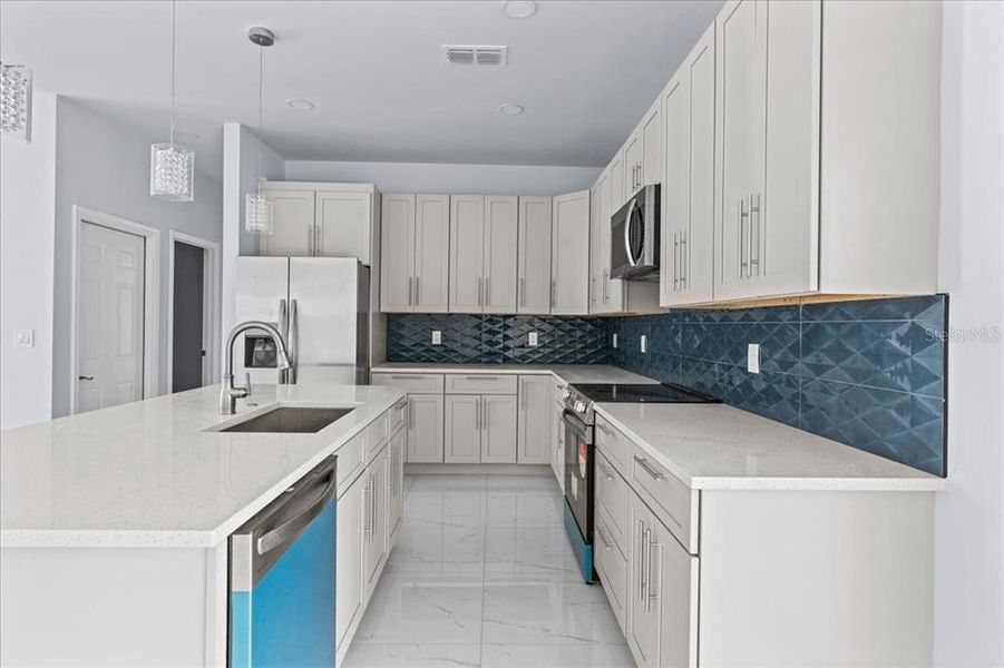 Furnished interior view inside a new home in , Deltona (Image 7).