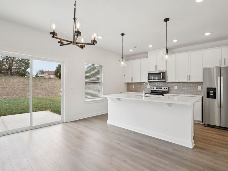 Furnished interior view inside a new home in River Ridge, Clarksville (Image 4).