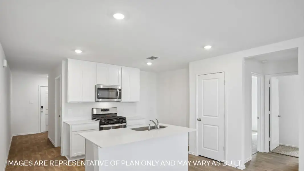 Furnished interior view inside a new home in Marigold, Kyle (Image 7).