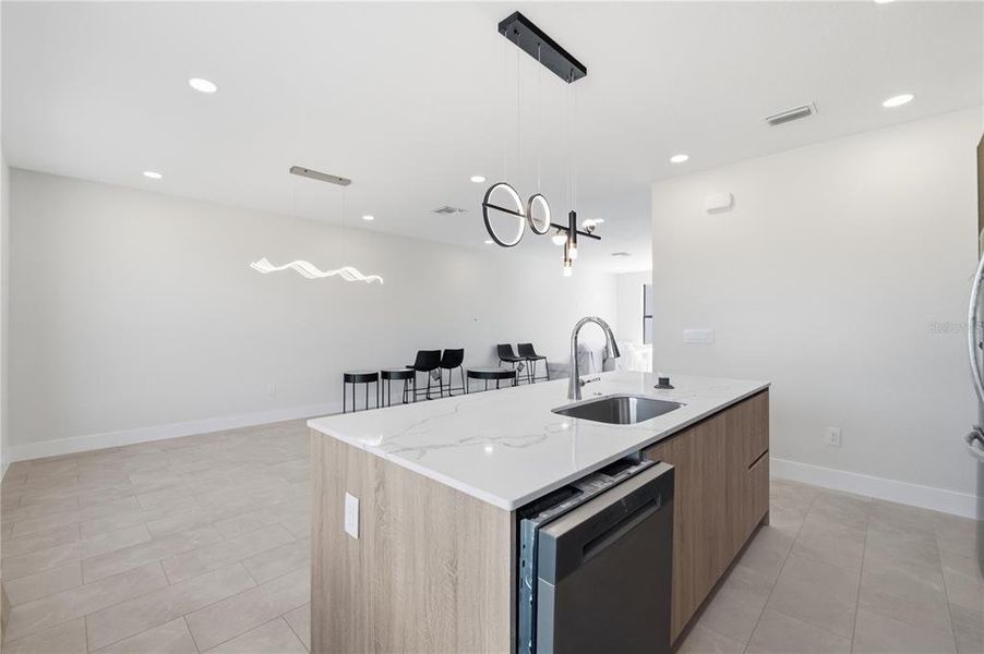 Furnished interior view inside a new home in , Tampa (Image 11). Furnished interior view inside a new home in , Tampa (Image 11).