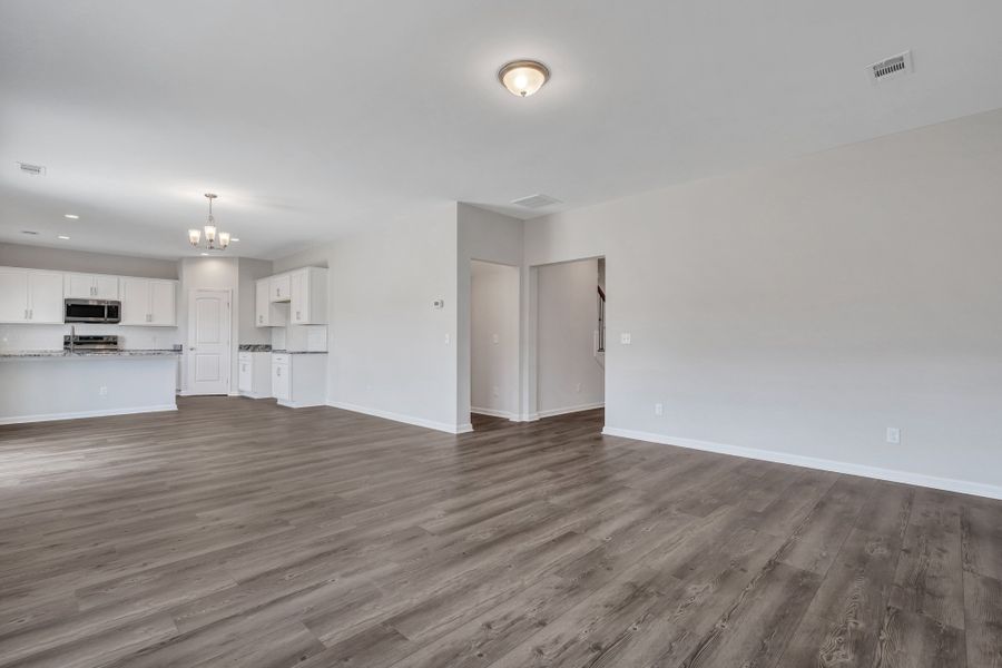 Spacious, unfurnished interior of a new home in Heritage at New Riverside, Bluffton (Image 18).