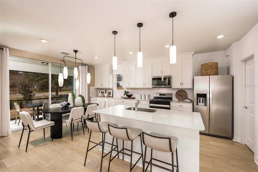 Furnished interior view inside a new home in Riverwood, Zephyrhills (Image 4).