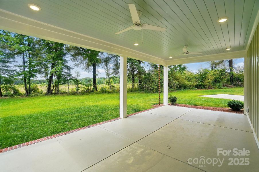 Covered Rear Porch Covered Rear Porch
