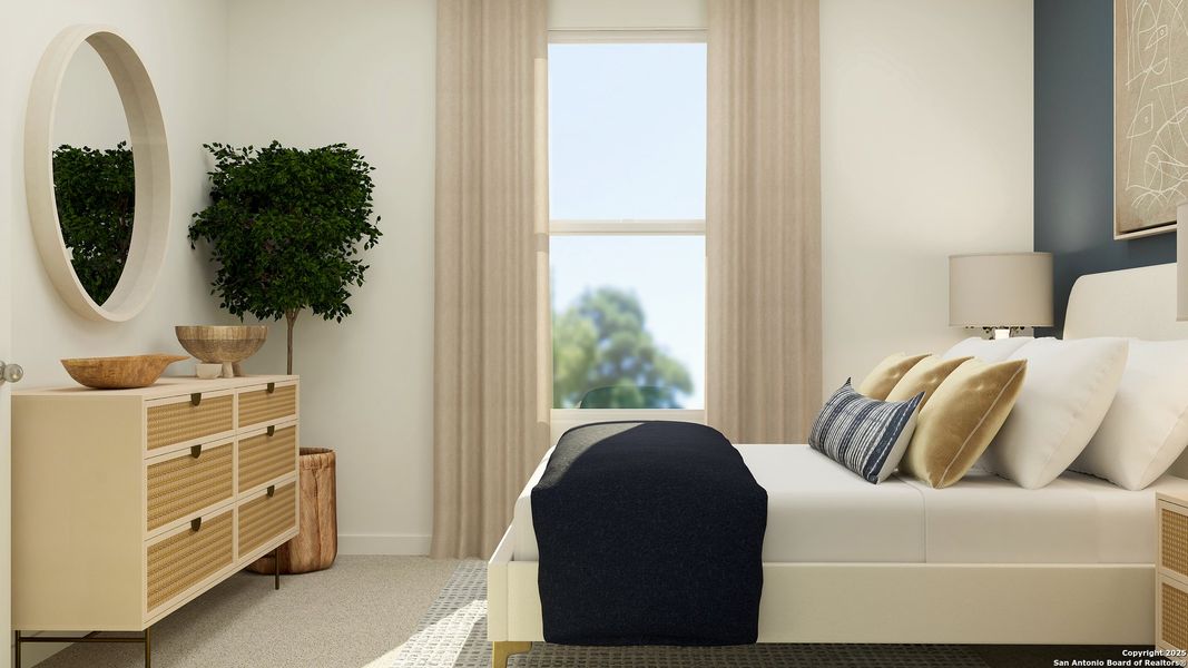 Furnished interior view inside a new home in Voss Farms, New Braunfels (Image 6).