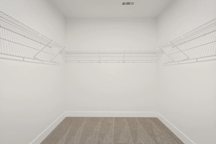 The Wellsely B Primary Suite Closet