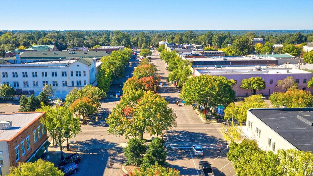Front exterior of a new home in Chukker Creek Landing, Aiken, SC, highlighting curb appeal (Image 17).