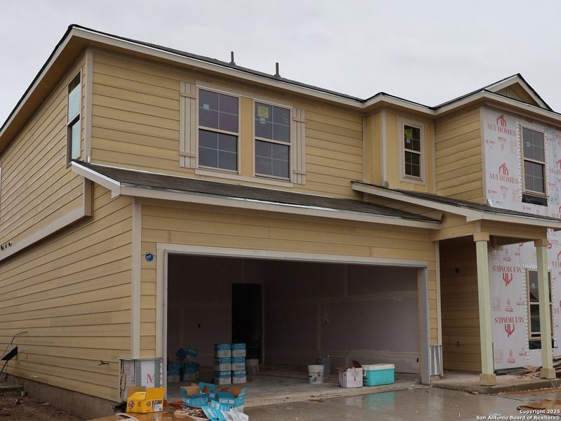 In-progress construction of a new home in Meadows at Clear Springs, New Braunfels, TX (Image 30).