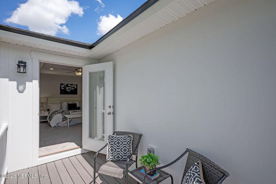 Exterior details and patio area of a home in , Jacksonville (Image 3). Exterior details and patio area of a home in , Jacksonville (Image 3).