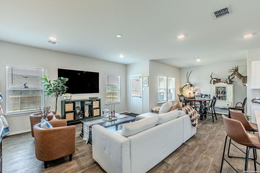 Furnished interior view inside a new home in The Links at River Bend, Floresville (Image 17).