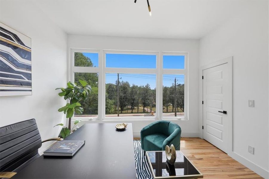 Furnished interior view inside a new home in , Atlanta (Image 43).