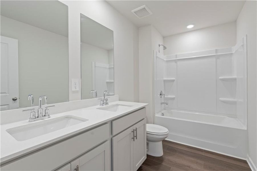 Furnished interior view inside a new home in Hamilton Crossing, Buford (Image 5).