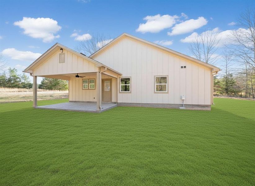 Exterior details and patio area of a home in , Mount Vernon (Image 3).