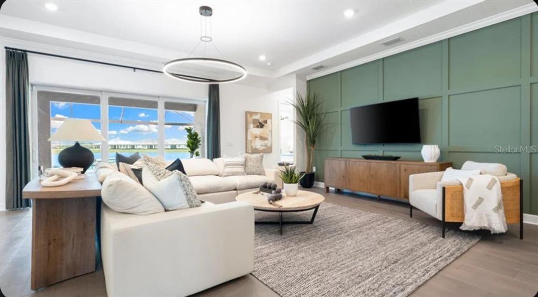 Furnished interior view inside a new home in Skye Ranch Community Group Page, Sarasota (Image 9).