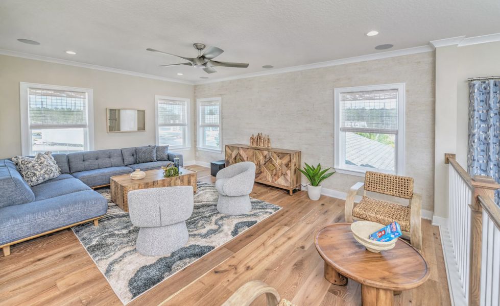 Furnished interior view inside a new home in SilverLeaf, St. Augustine (Image 36). Furnished interior view inside a new home in SilverLeaf, St. Augustine (Image 36).
