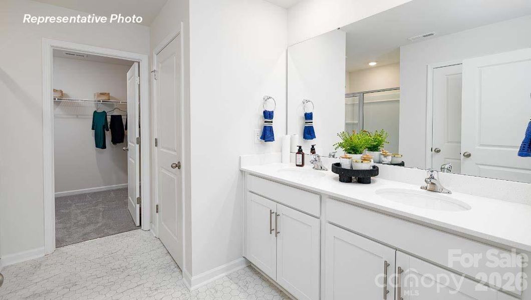 Furnished interior view inside a new home in Sonoma Hills, Charlotte (Image 13).