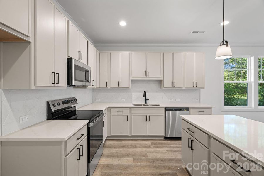 Furnished interior view inside a new home in , Charlotte (Image 9).