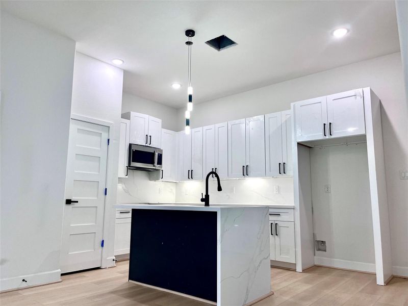 Furnished interior view inside a new home in , Houston (Image 10).