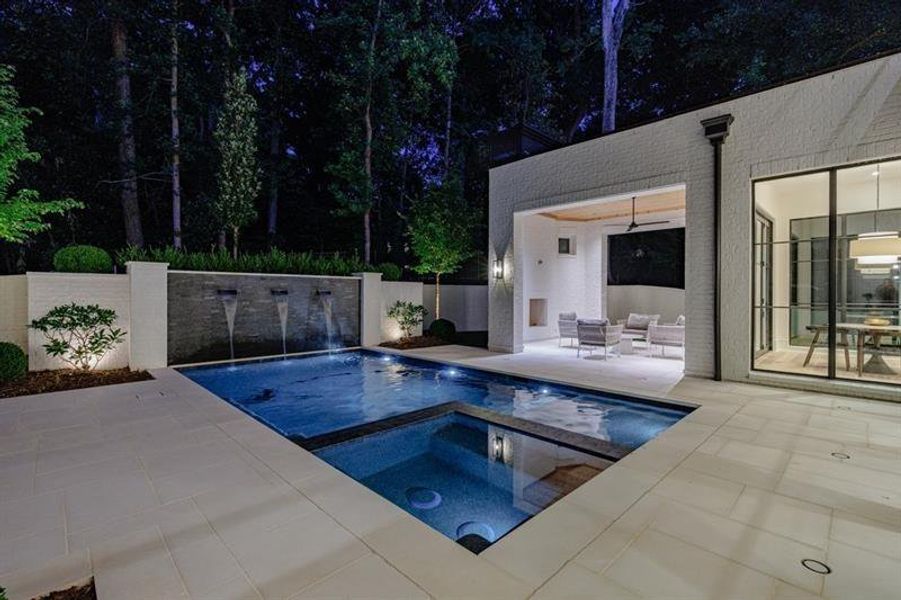 Exterior details and patio area of a home in , Atlanta (Image 47). Exterior details and patio area of a home in , Atlanta (Image 47).