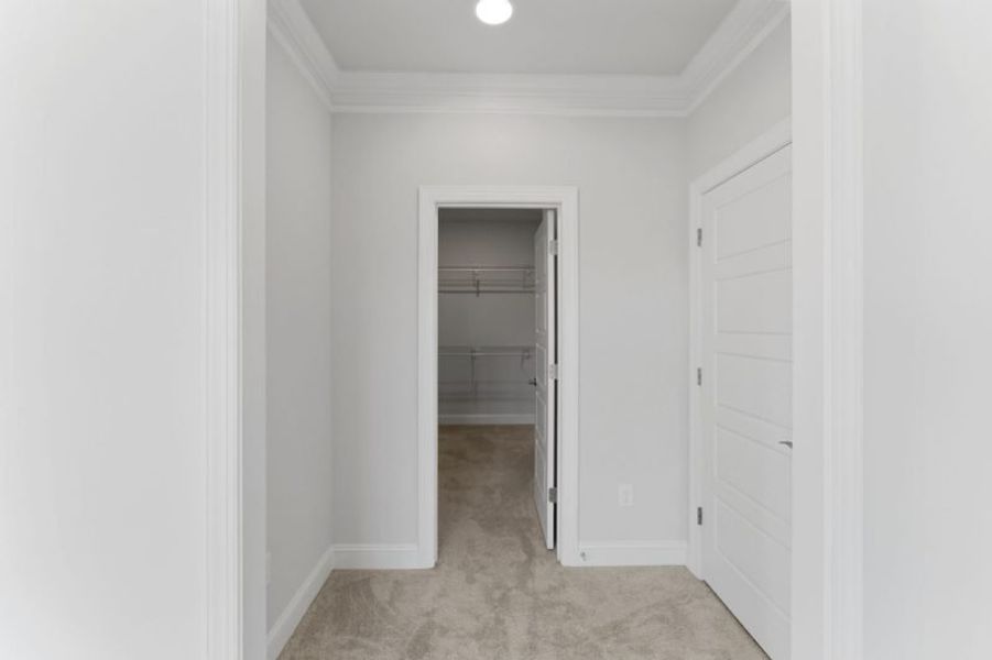 Representative unfurnished interior of a home built from the Hampton by Keystone Homes NC in Preserve at Carriage Cove, Oak Ridge (Image 106).