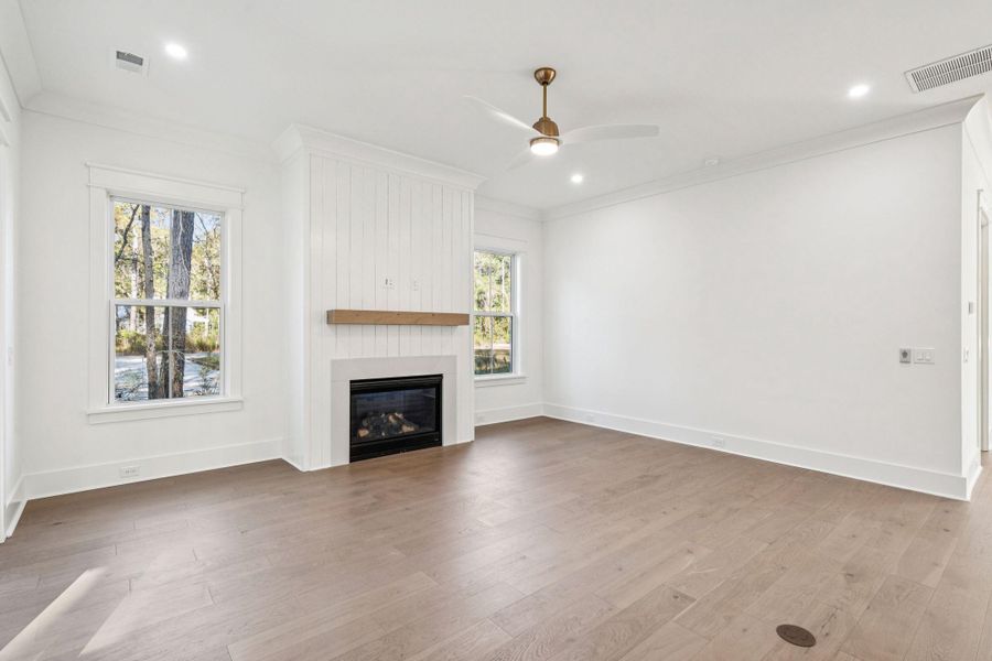 Spacious, unfurnished interior of a new home in , Awendaw (Image 26).