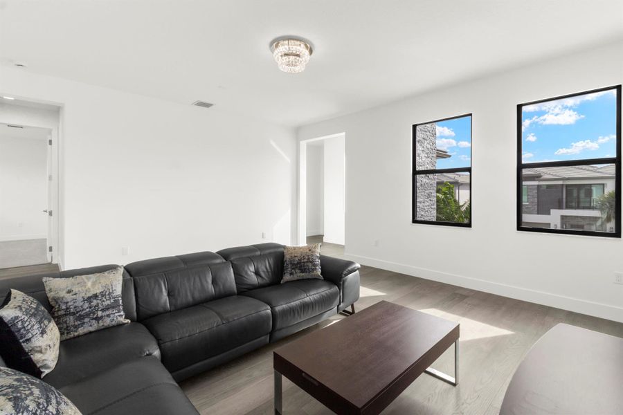 Furnished interior view inside a new home in , Boca Raton (Image 51). Furnished interior view inside a new home in , Boca Raton (Image 51).