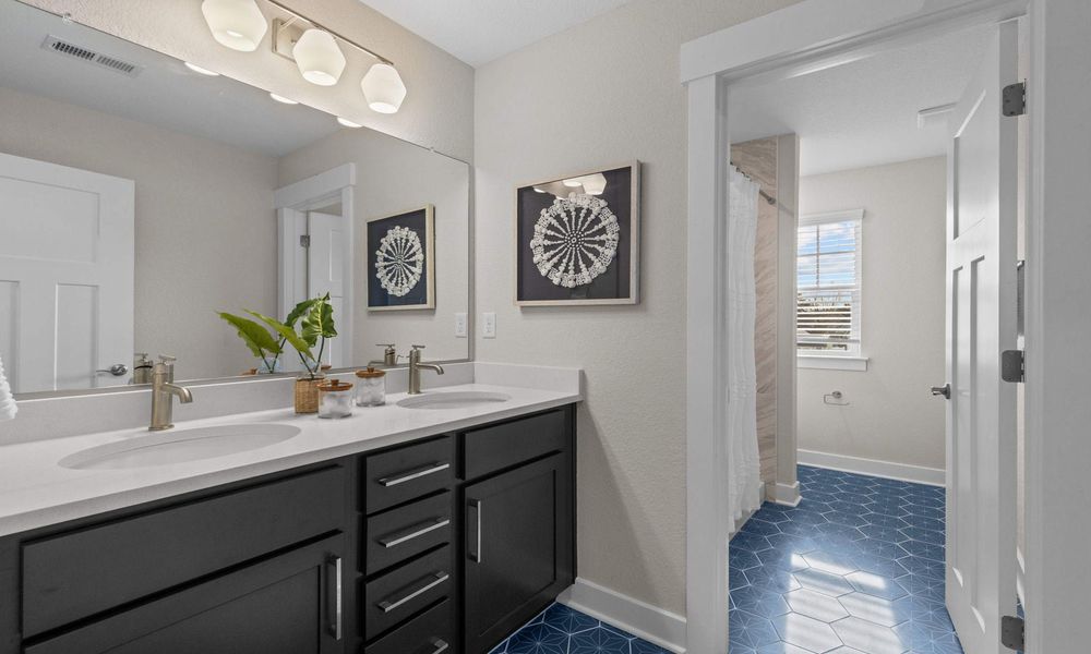 Representative furnished interior of a home built from the The Mangrove by Chesapeake Homes in Coastal Club of the Carolinas, Calabash (Image 20).