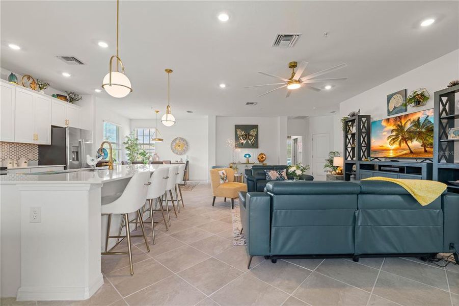Furnished interior view inside a new home in , Punta Gorda (Image 16).
