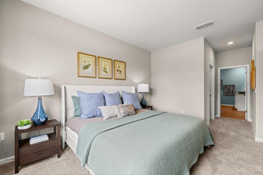 Furnished interior view inside a new home in Northberry, Rome (Image 32).