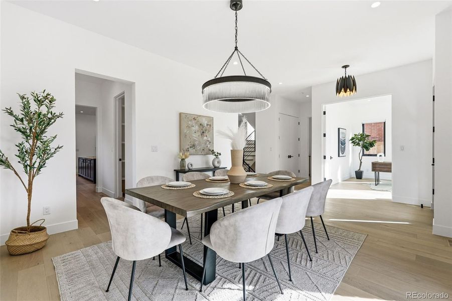 Furnished interior view inside a new home in , Denver (Image 9).