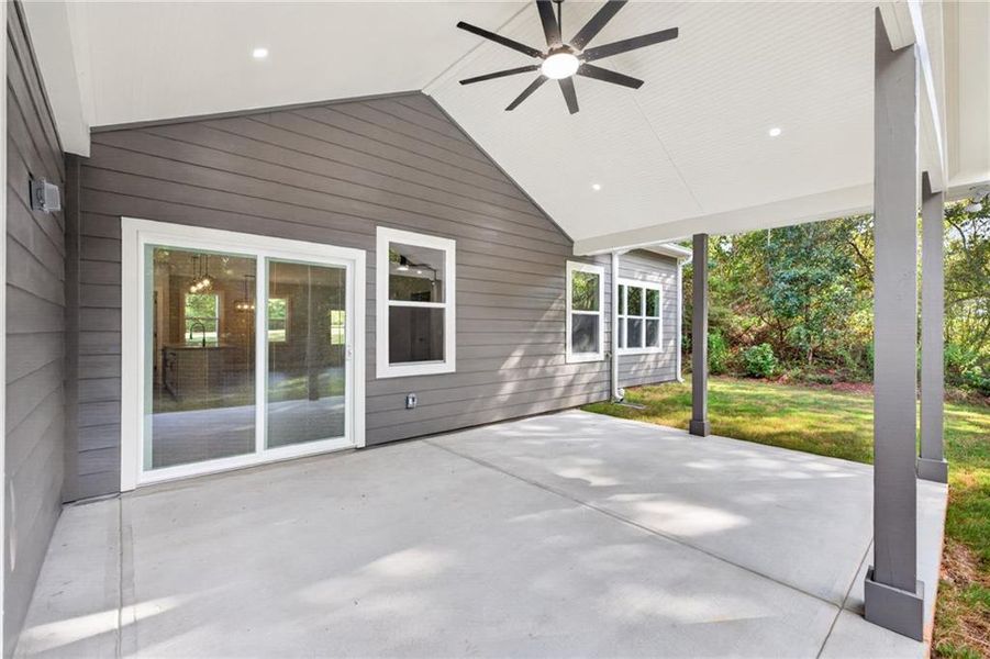 Exterior details and patio area of a home in , Covington (Image 20).