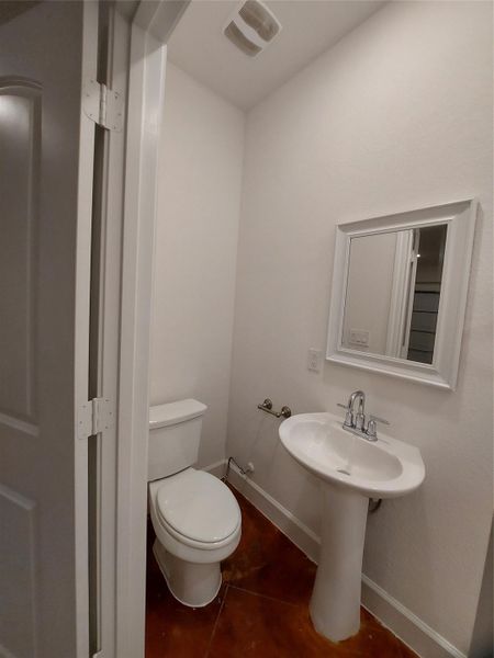 3rd Bathroom that is located inside the Garage.