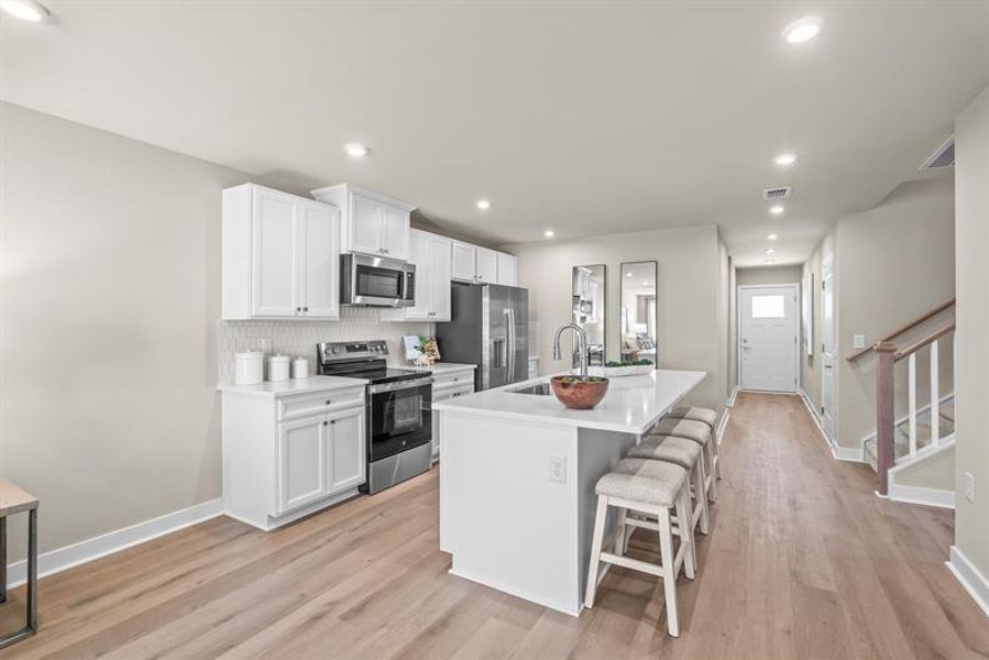 Representative furnished interior of a home built from the NEW - Dunmore by Ryan Homes in Middle Creek Village, Bolivia (Image 6).