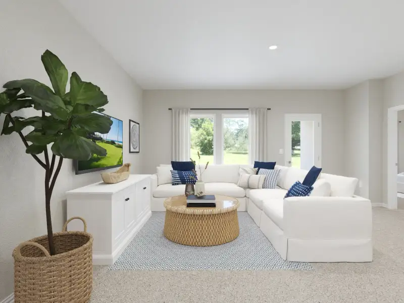 Furnished interior view inside a new home in Lakehaven - Signature Series, Farmersville (Image 5). Furnished interior view inside a new home in Lakehaven - Signature Series, Farmersville (Image 5).