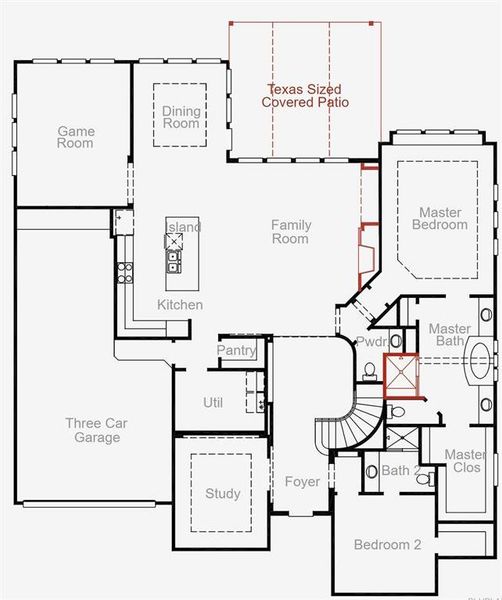 1st floor diagram