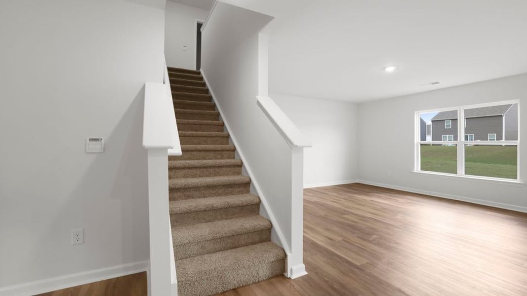 Spacious, unfurnished interior of a new home in Bentley Park, Greenwood (Image 24). Spacious, unfurnished interior of a new home in Bentley Park, Greenwood (Image 24).