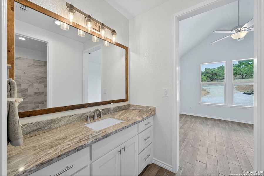 Furnished interior view inside a new home in , New Braunfels (Image 16). Furnished interior view inside a new home in , New Braunfels (Image 16).