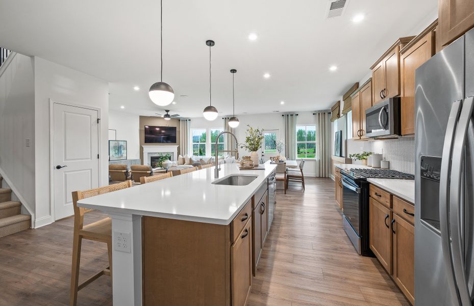 Open Kitchen With Island