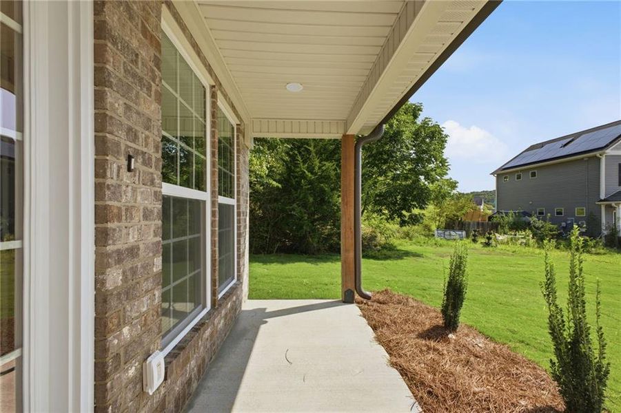 Exterior details and patio area of a home in , Calhoun (Image 28). Exterior details and patio area of a home in , Calhoun (Image 28).