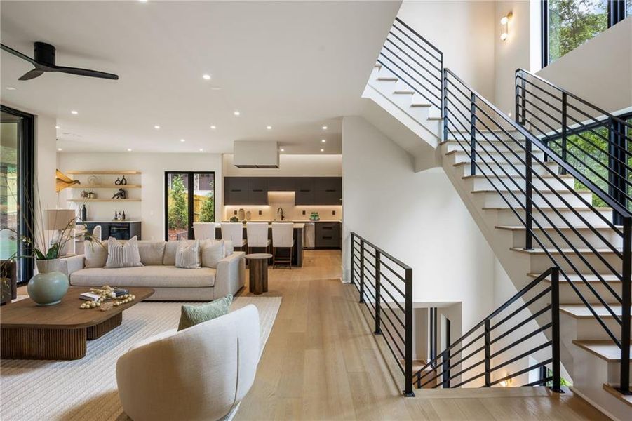 Furnished interior view inside a new home in , Atlanta (Image 5).