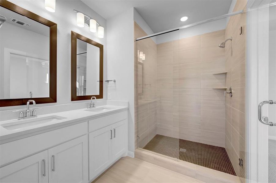 Furnished interior view inside a new home in Painted Tree Woodland West – Cottages, McKinney (Image 5).