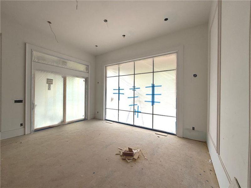 In-progress construction of a new home in , Flowery Branch, GA (Image 11).