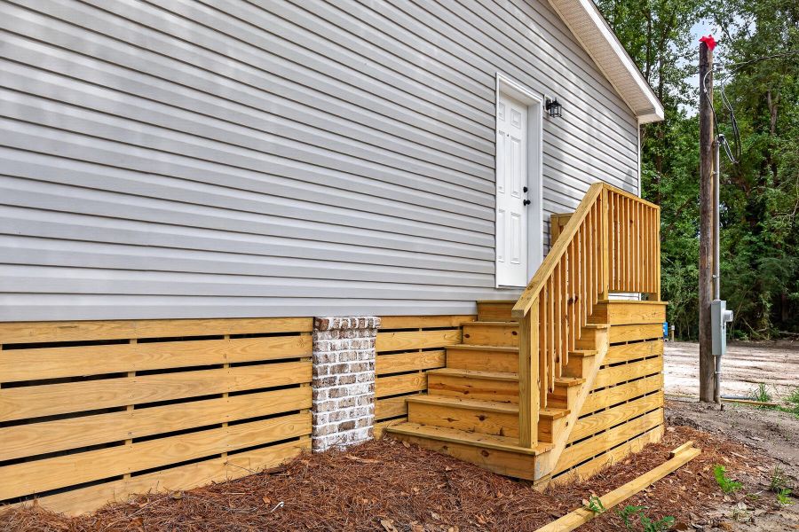 Exterior details and patio area of a home in , St. George (Image 31). Exterior details and patio area of a home in , St. George (Image 31).