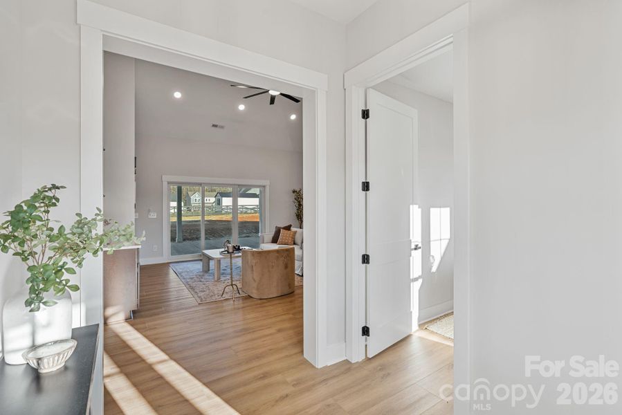 Furnished interior view inside a new home in , Salisbury (Image 12).