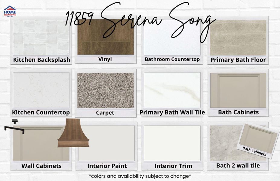 Sample of building materials used in homes in Lexington Heights, Willis (Image 13). Sample of building materials used in homes in Lexington Heights, Willis (Image 13).