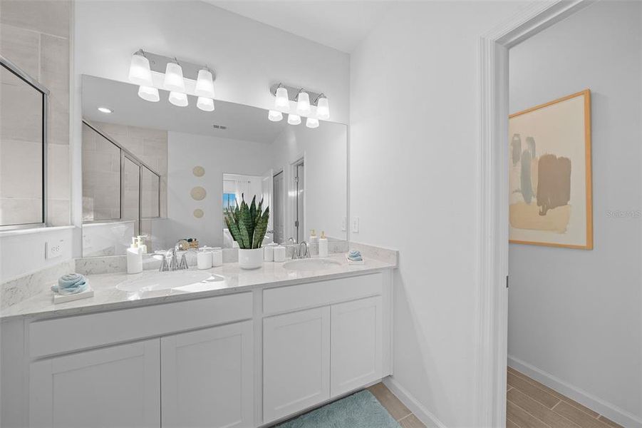 Furnished interior view inside a new home in Pioneer Ranch: Pioneer Ranch 50's, Ocala (Image 8).