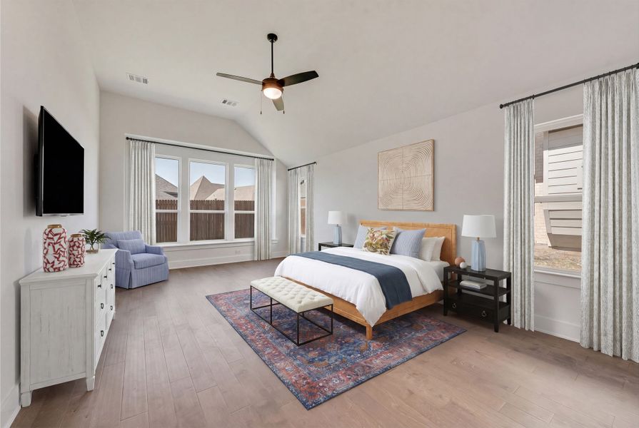 Furnished interior view inside a new home in Tavolo Park, Fort Worth (Image 16).