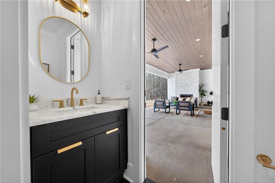 Furnished interior view inside a new home in , White Plains (Image 62).