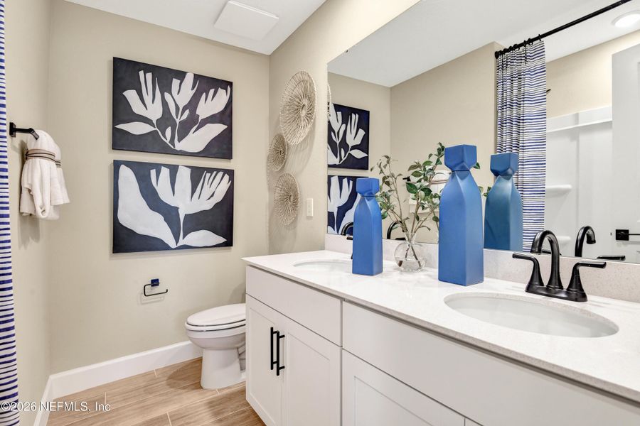 Furnished interior view inside a new home in , St. Augustine (Image 16).