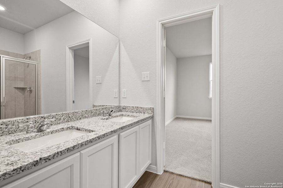 Furnished interior view inside a new home in Katzer Ranch, Converse (Image 5).